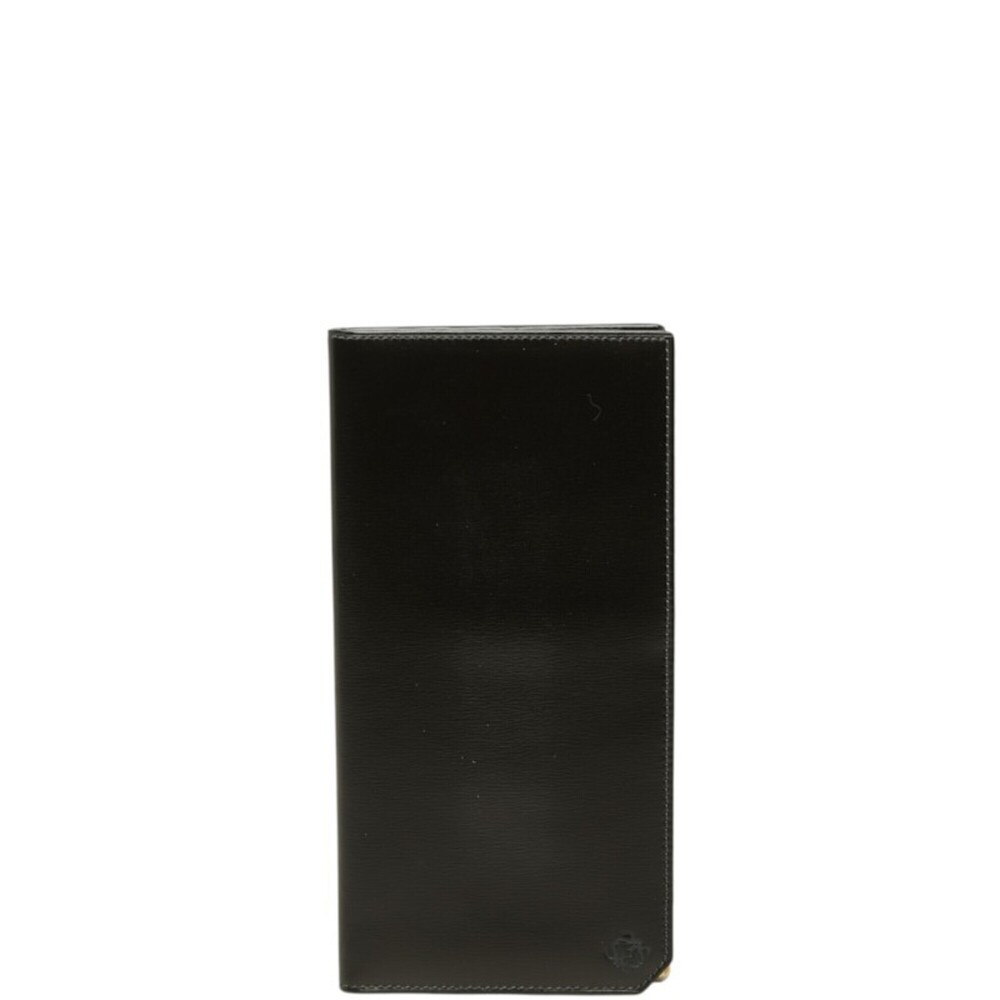Loewe Anagram Long Wallet, Black Leather, Women's